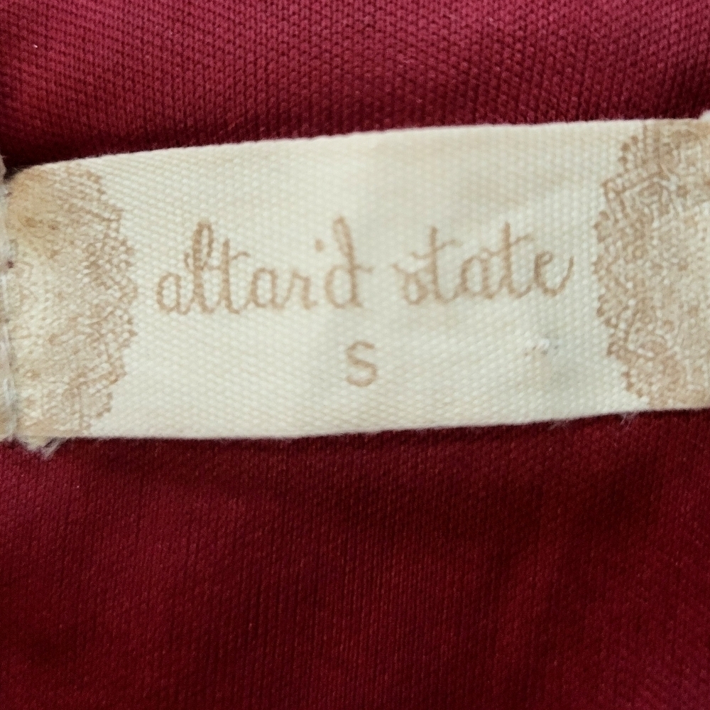 Alter'd State Womens Elegant Sequin Burgundy Dress Size S - Picture 2 of 9